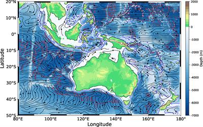 The island rule with multiple islands and its application to the Indonesian Throughflow